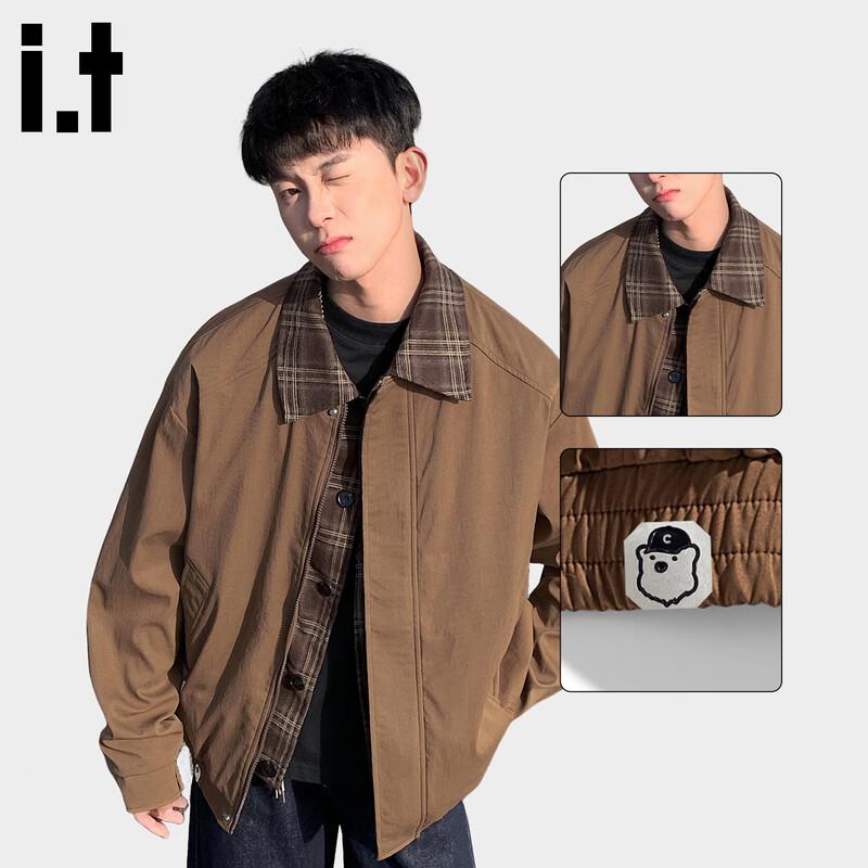 :CHOCOOLATE it Men s Retro American Workwear Loose Fit Jacket 5XL
