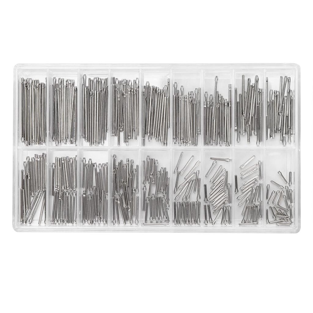 360-Piece Watch Pin Set, Stainless Steel, 6-23mm, 18 Sizes, for Watch Straps, Watchmaker