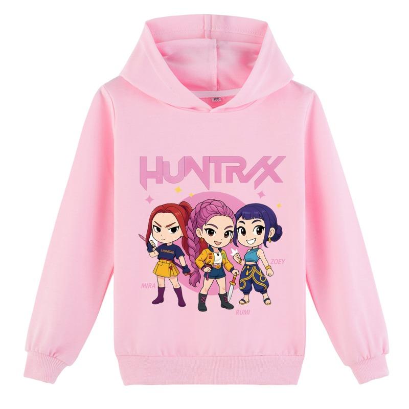 Children's Hooded Sweatshirt Wizard Sisters Cartoon Cute Print Winter Fashion Warm Hooded Sweatshirts