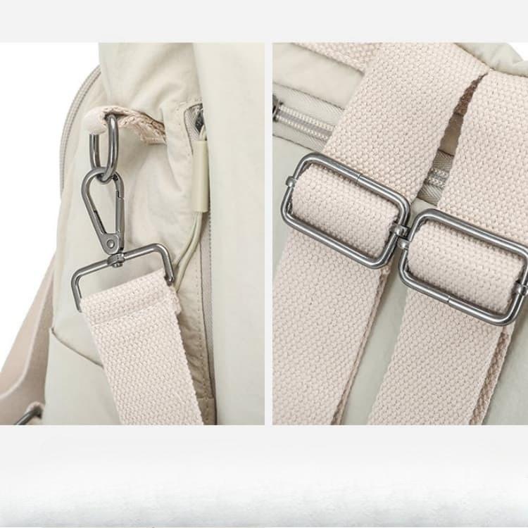 Simple Nylon Backpack Shoulder Handbag