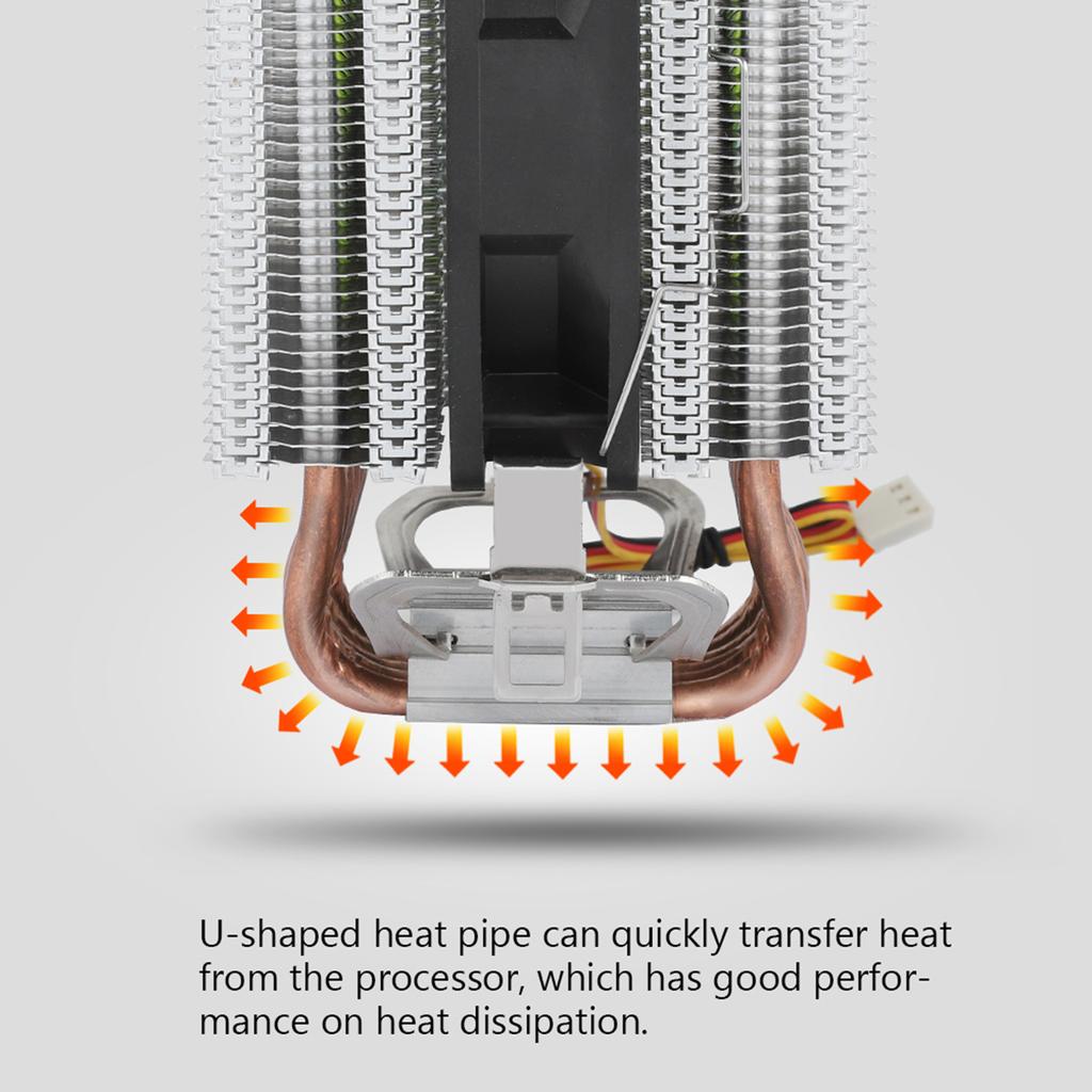 Computer CPU Fans, Sink 6 Heatpipe For LGA Cheap Car Dvd Cooler Heat Player with 1156 1155 1150 775
