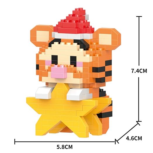 Disney Anime Prinzessin Bausteine Stitch Mickey Mouse Mini Action Spielfiguren Blöcke Spielzeug Ziegel Zusammenbauen Spielzeug Kinder Geschenke