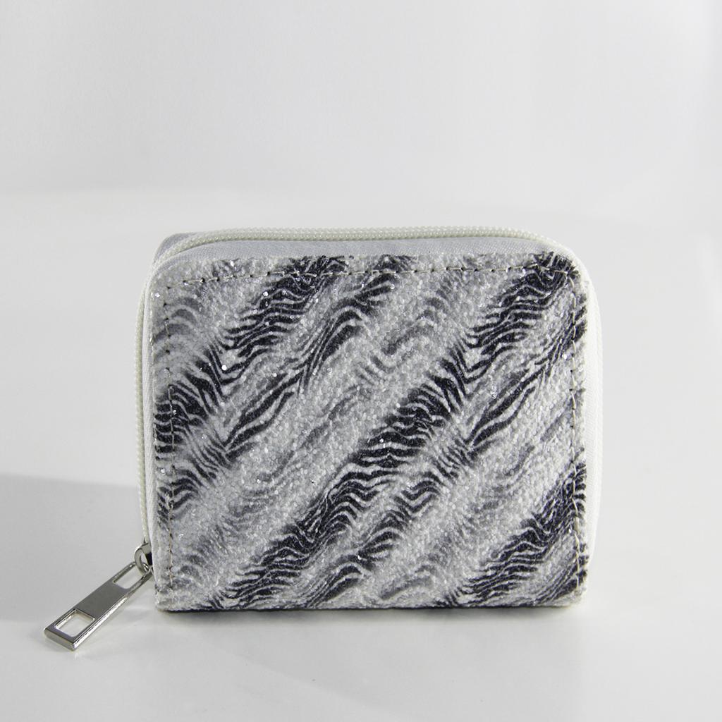 Glitzernder Farbverlauf Damen kurze Reißverschluss kleine Geldbörse, Geldbörse Kartenetui Kindertasche