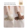 JIUMU Women's Warm Genuine Leather Gloves GLZ067