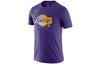 Nike T Shirts Men's Purple Crew Neck Moderate Straight Fit AT0422-547