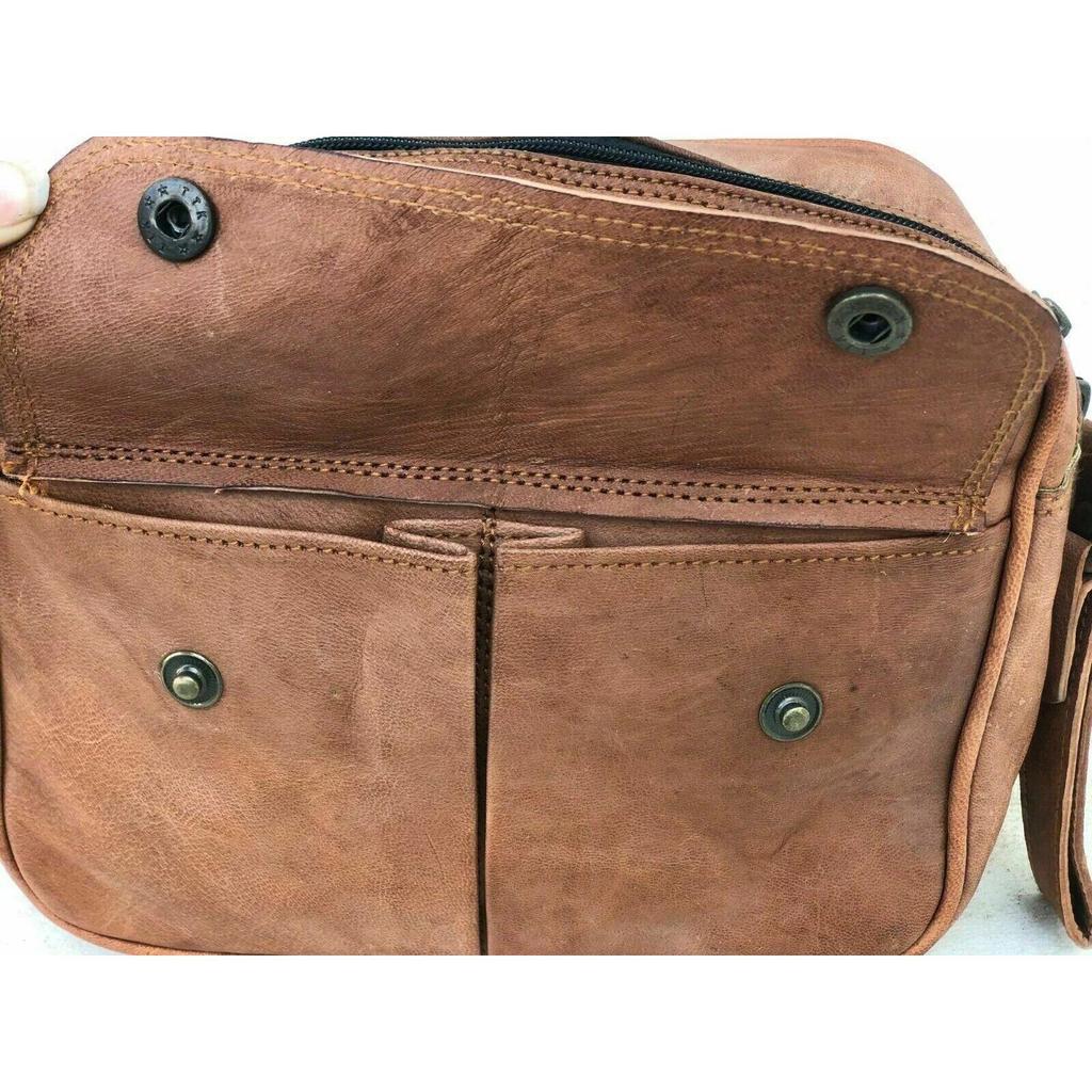 Leather Travel Toiletry Bag Shaving Dopp Kit Shaving Case Men's BAG