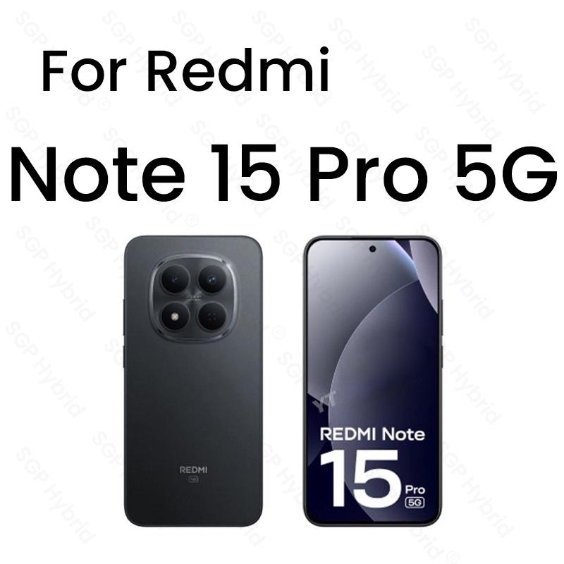 For Redmi Note 15 Pro 5G 4G Case Clear Crystal TPU Soft Cover Redmy Note15Pro Note15 Pro+ Pro Plus Transparent Shockproof Coque