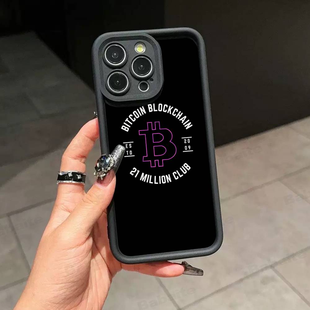 Bitcoin Silicone Phone Case For IPhone 17 Pro Max 16 15 14 13 12 11 Plus 17 Air