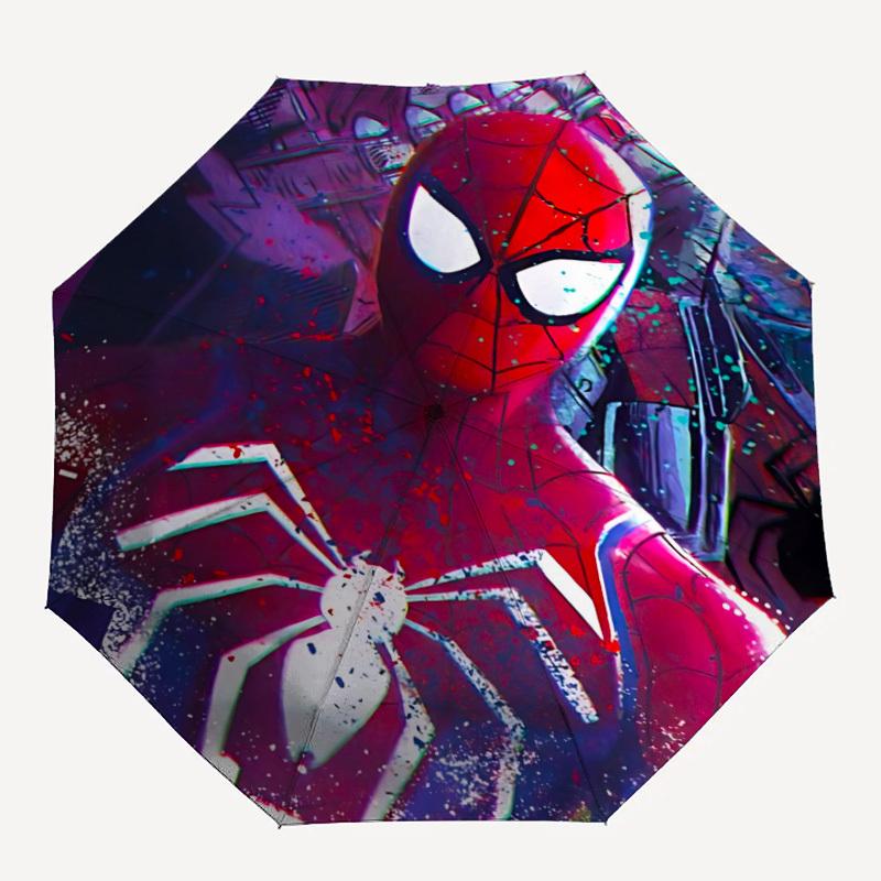 

1pc Spider-Man Automatic Folding Umbrella, 8 Ribs for All-Season Use 009