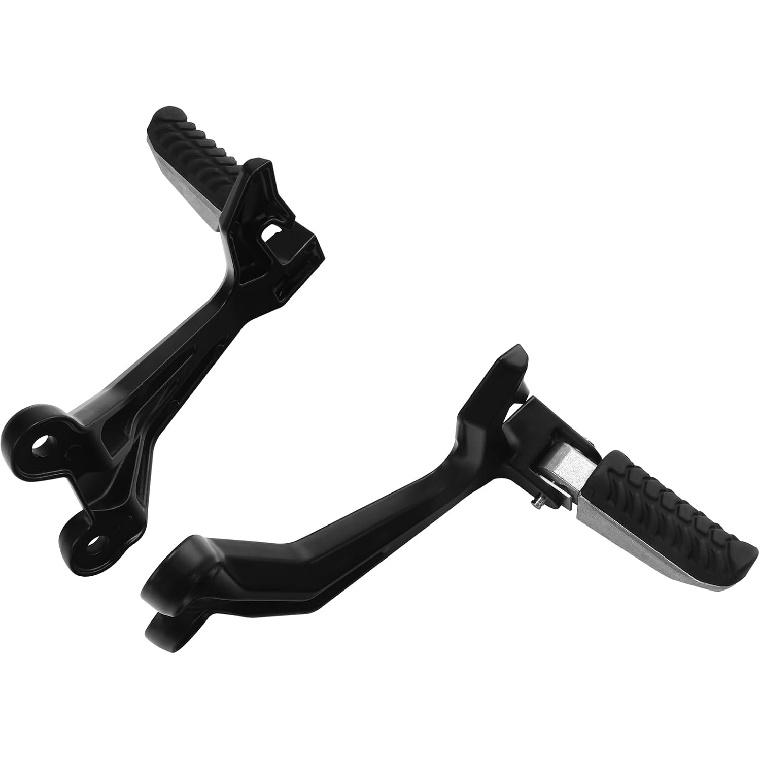 Green-L Motorcycle Passenger Footpeg Rear Footrest with Mount Bracket Kit Fit for Kawasaki Ninja 650 2017-2024 Z650 2017-2024