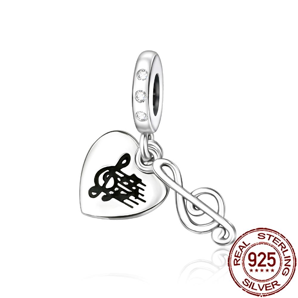 New Charms Copper Sparkling Mum Mother Family Love Heart Beads Fit Original Bracelet Necklace Diy Jewelry