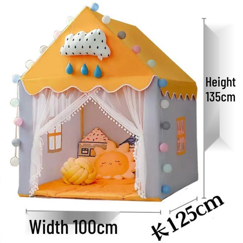 ZISIZ Kids Indoor Birthday Play Tent