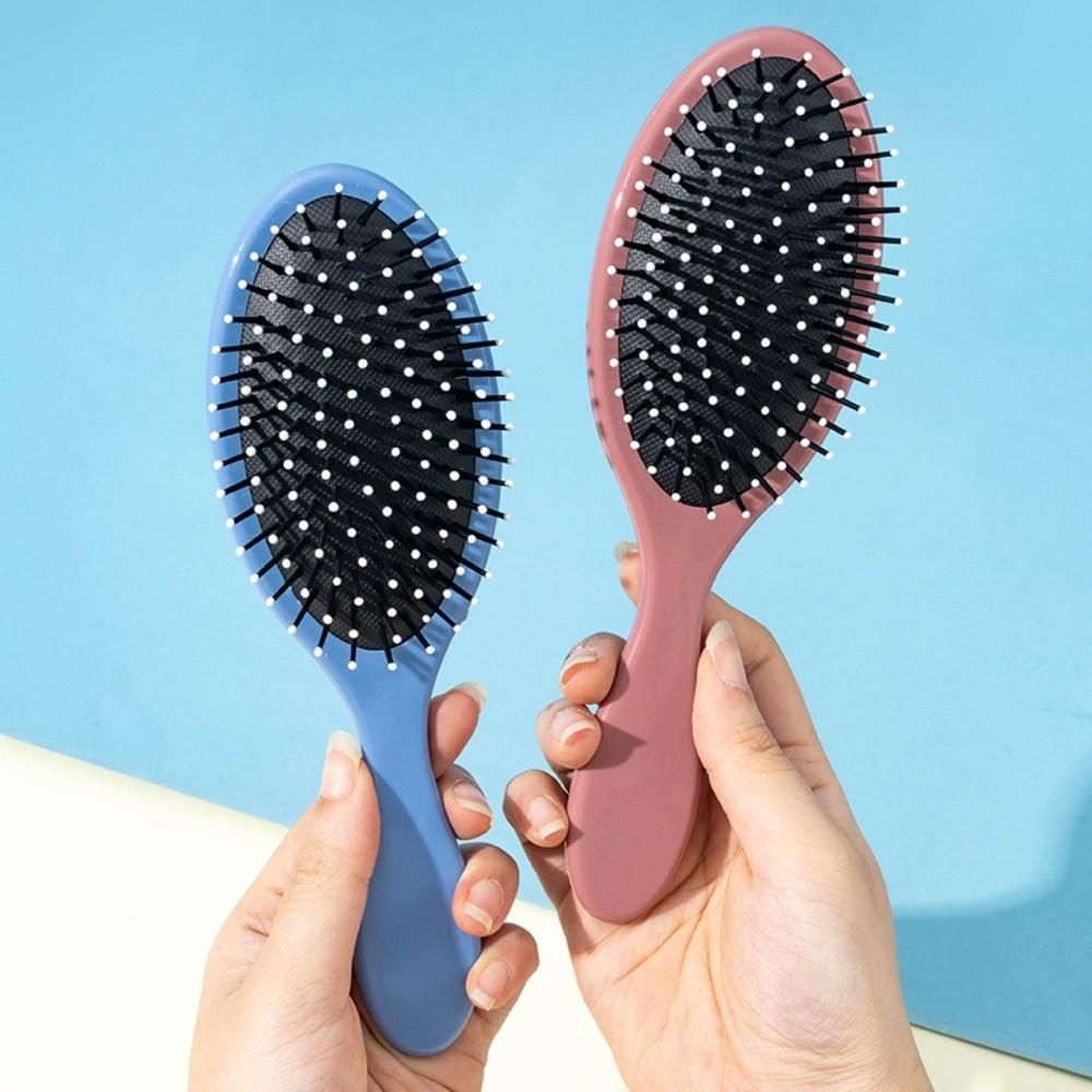 Wet & Dry Use Air Cushion Hair Brush Oval Scalp Massage Comb Hair Styling Tool