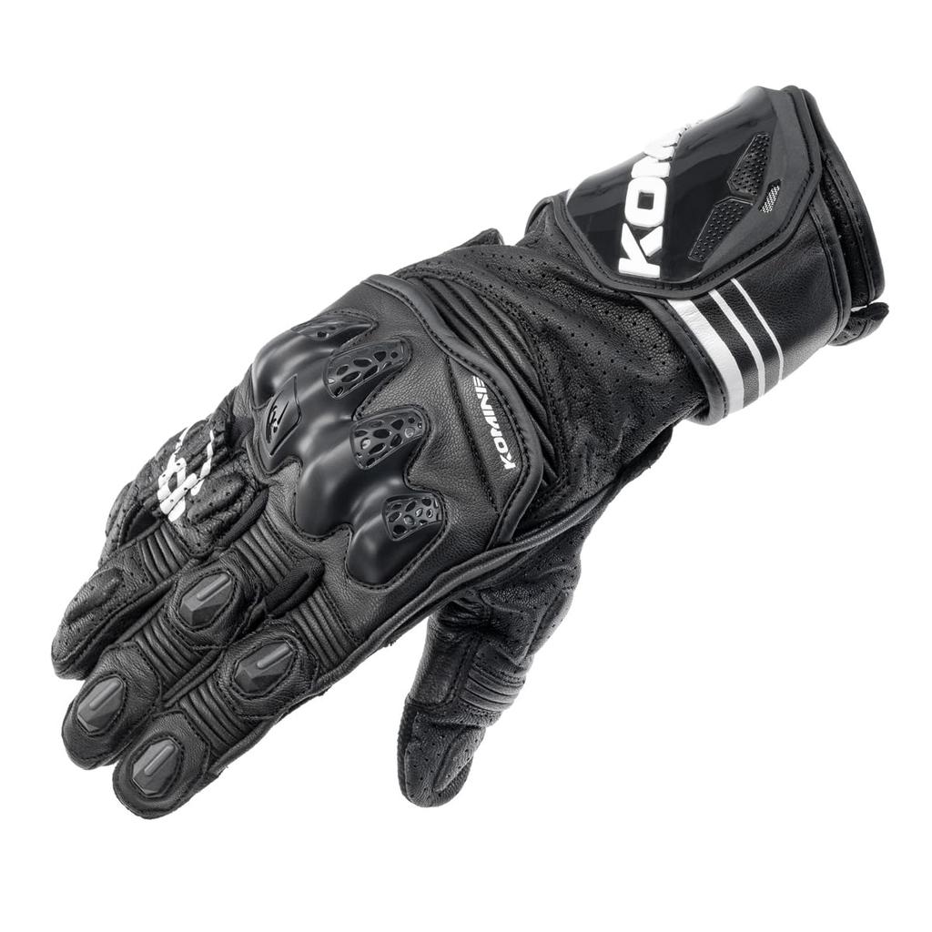 Komine 2025 Model Motorcycle Racing Size 2XL 06-265 GK-265 R-SPEC Gloves, Black,