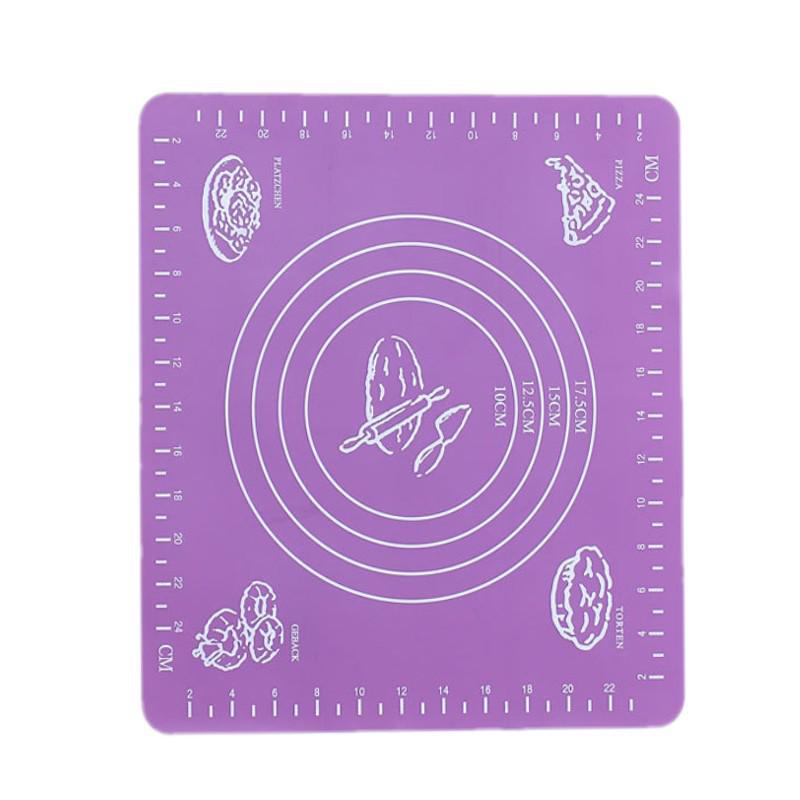 Silicone Kneading & Baking Mat - Heat-Resistant, Thick, Ideal for Dough, Noodles & Cutting