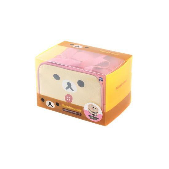 Rilakkuma Kinder 2-stöckiges Edelstahl-Lunchbox-Set (mit Gabel & Löffel)