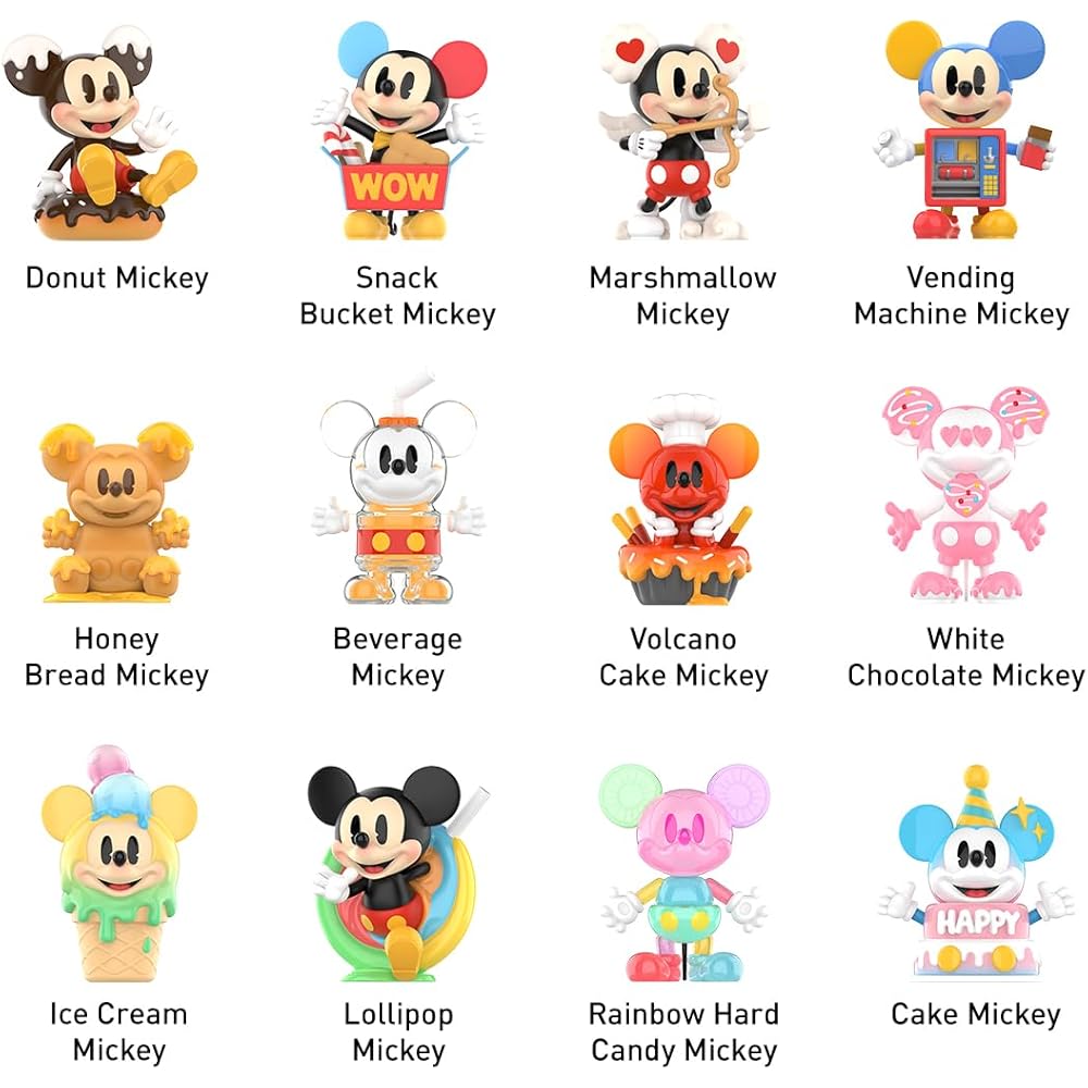 Pop Mart Disney Mickey Childhood of Boundless Imagination Assorted Box 12 Pieces PVC Figures Premium Toy