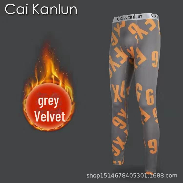 Men's Slim Fit Warm Trousers for Autumn and Winter