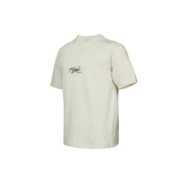 Air Jordan Flight Essentials Logo Sports Short Sleeve Men s Creamy/White DA9890-141 XXL