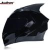 JIEKAI Flip-Up Motorcycle Helmet Women Couples Dual Lens Full Face Scooter Riding ABS Material