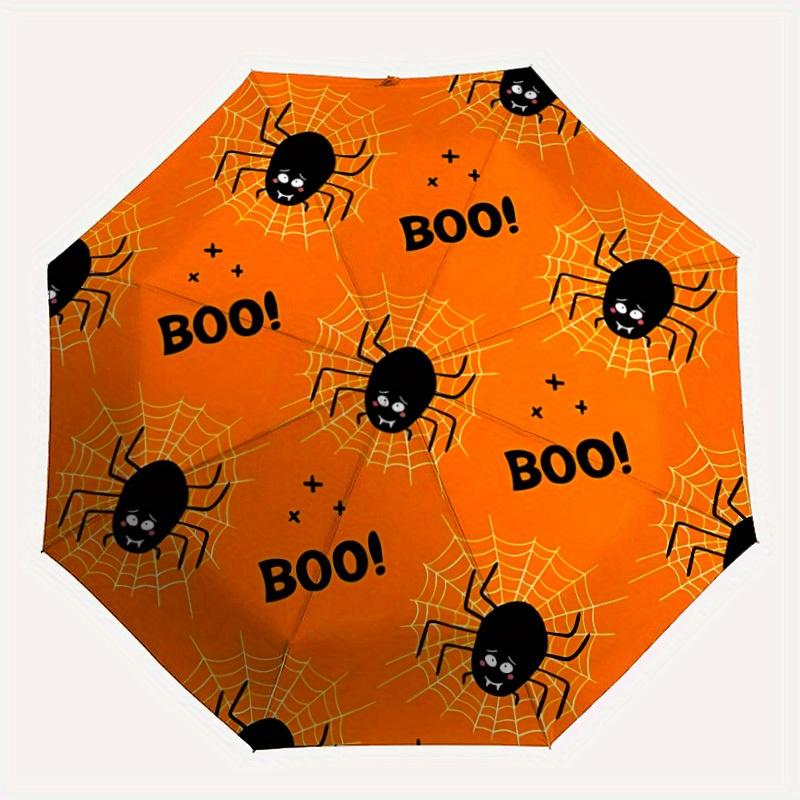 

1pc Spider Boo Automatic Open/Close Umbrella, Ideal Fan Gift for Birthday, Christmas, Trendy Fashion yy250828089