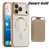 Magnetic Leather Transparent Flip Wallet Case For iPhone 17Air/16 pro Max 15 14/13/12/11 with Card Holder Bumper Bag Built-in Stand