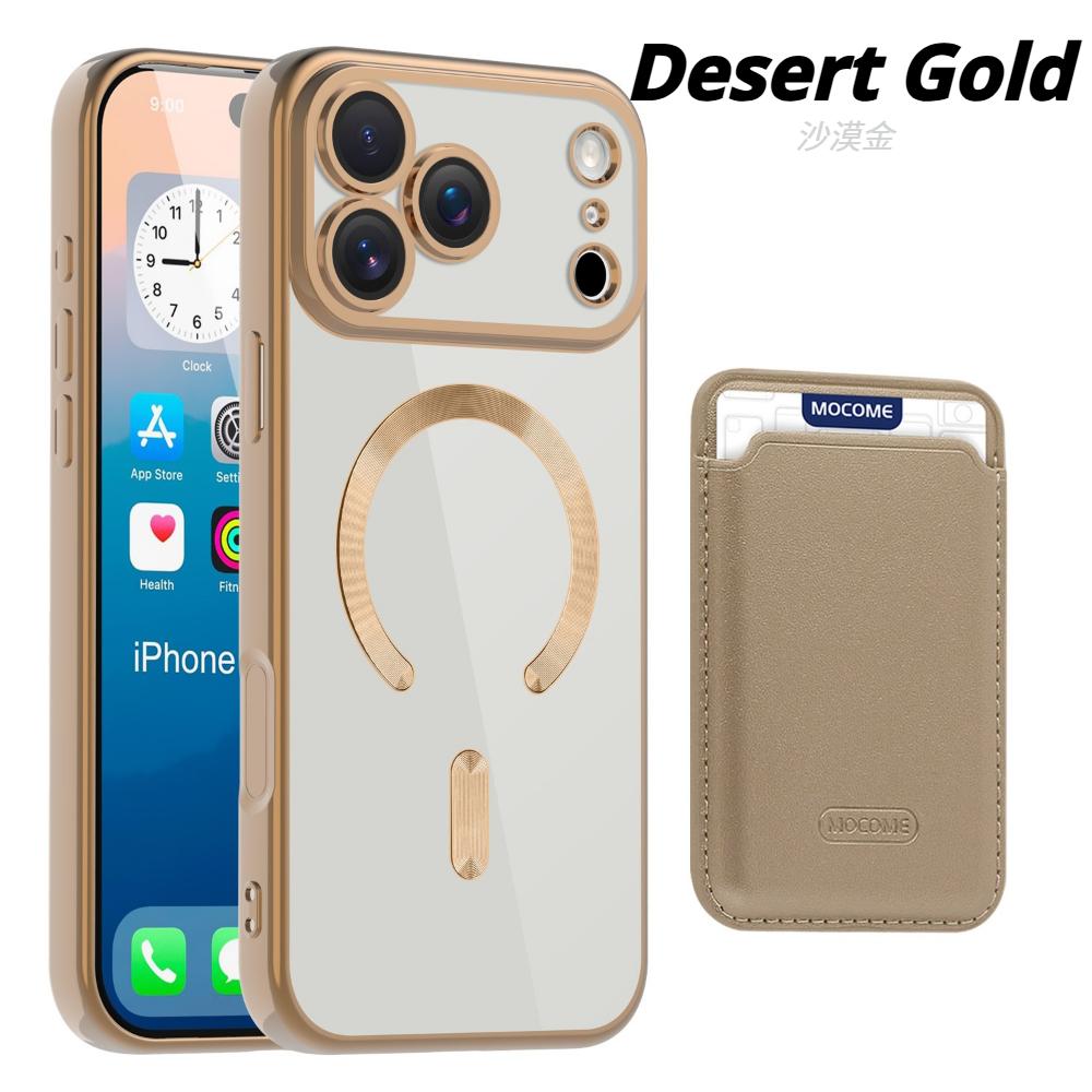 Magnetic Leather Transparent Flip Wallet Case For iPhone 17Air/16 pro Max 15 14/13/12/11 with Card Holder Bumper Bag Built-in Stand