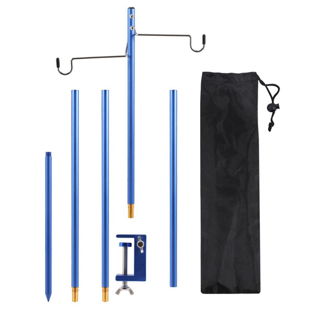 Camping Lantern Stand Portable Light Stand Camping Folding Lamp Pole for Camping Fishing Picnic BBQ Outdoor Activities