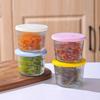 1/4Pcs 200Ml Glass Storage Jars Transparent Thicken Glass Storage Containers Multifunction Fresh-Keeping Mini Clear Jars Kitchen