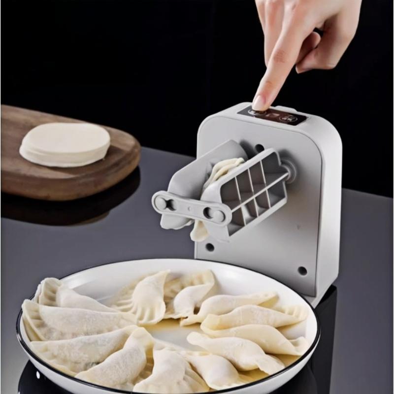 Máquina Eléctrica Automática para Hacer Empanadillas - Compacta para Uso Doméstico, Herramienta de Prensado Rápido para Cocina | Nuevo Diseño Fácil de Cocinar