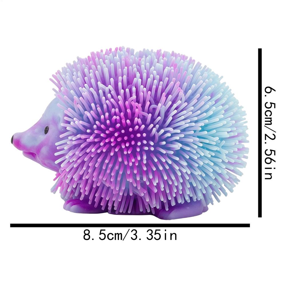 Sensory Squeeze Toy Boredom Relief Dough Animal Craft Soft Slow Rising Hedgehog Stress Toy for Adults Students Play Indoor Work