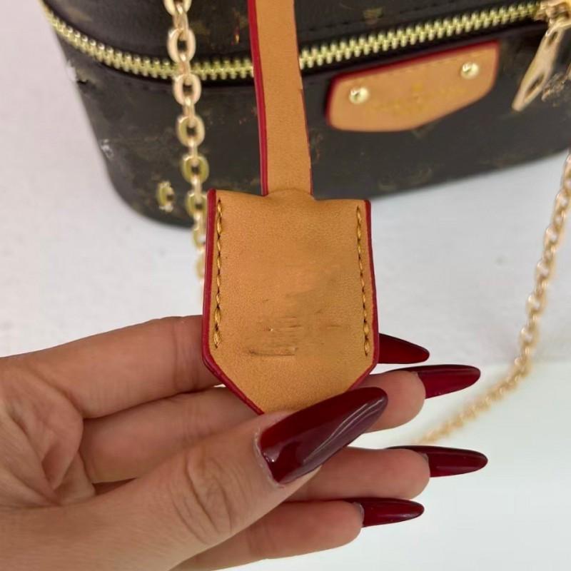 Elegant Mini Box Purse With Chain Strap Crossbody Handbag Women Daily Use Vintage Style PU Leather