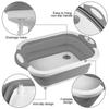 Lavabo pliable pour la maison, évier portable, seau à pied, lavabo pliable en plastique, pour voyage, camping en plein air