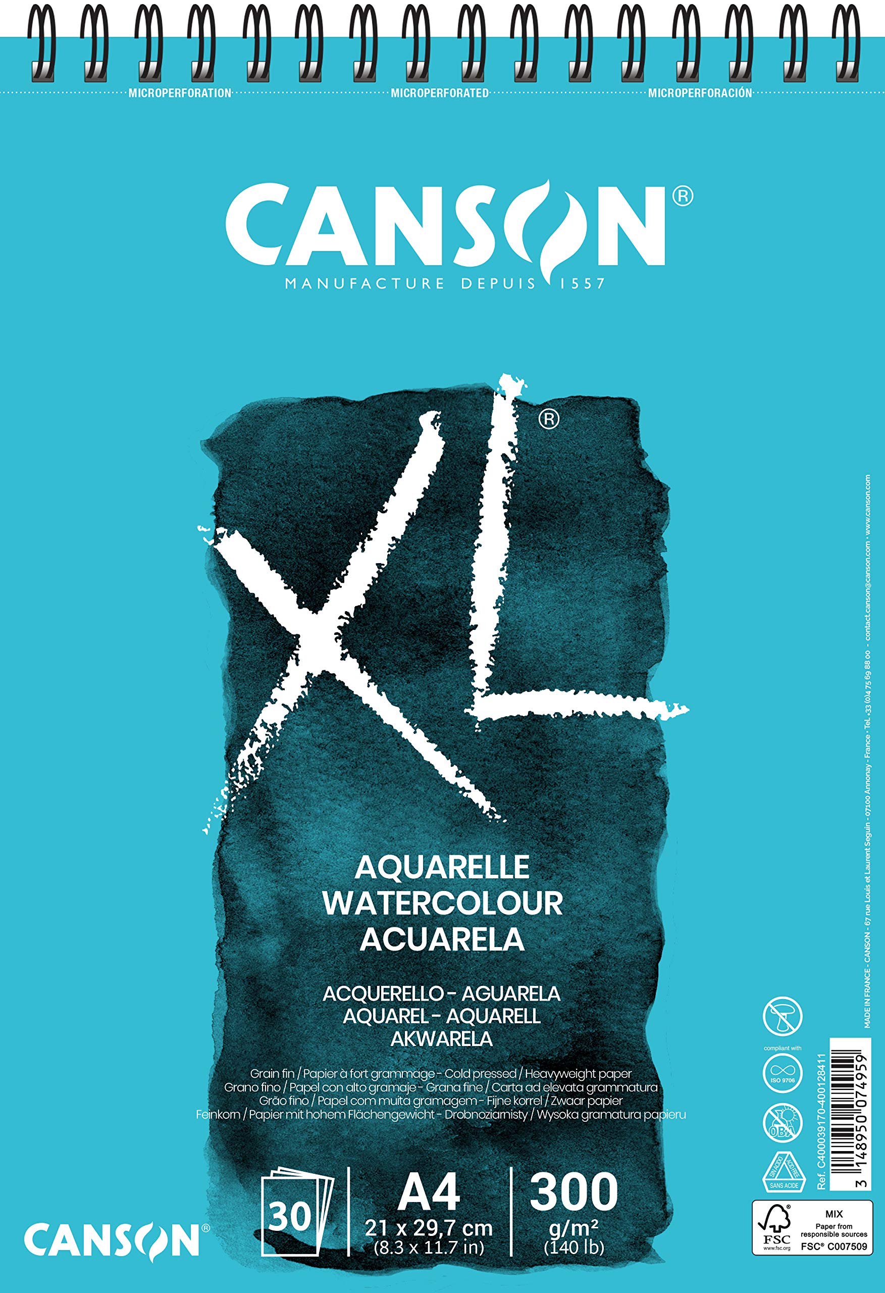 Canson XL Aquarelle A4 039-170