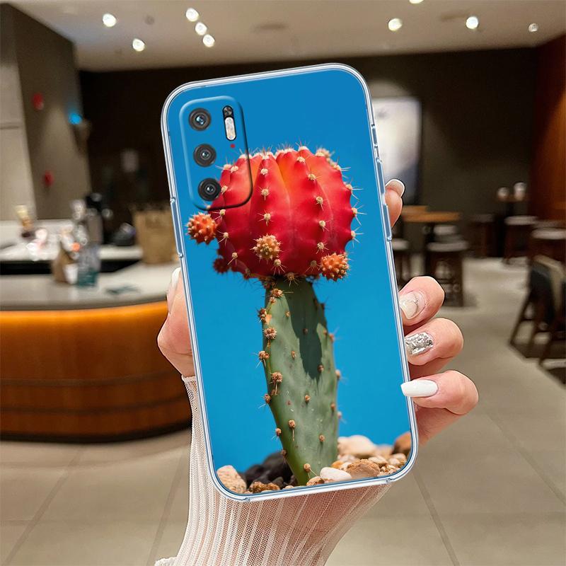 

RE63 Watercolour Cacti And Succulent Transparent Phone Case for Samsung Galaxy A04 A04S A14 A23 A34 A54 M23 M33 M52 M53 Galaxy M33