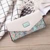Women's Korean Floral Contrast Color Envelope Buckle Wallet