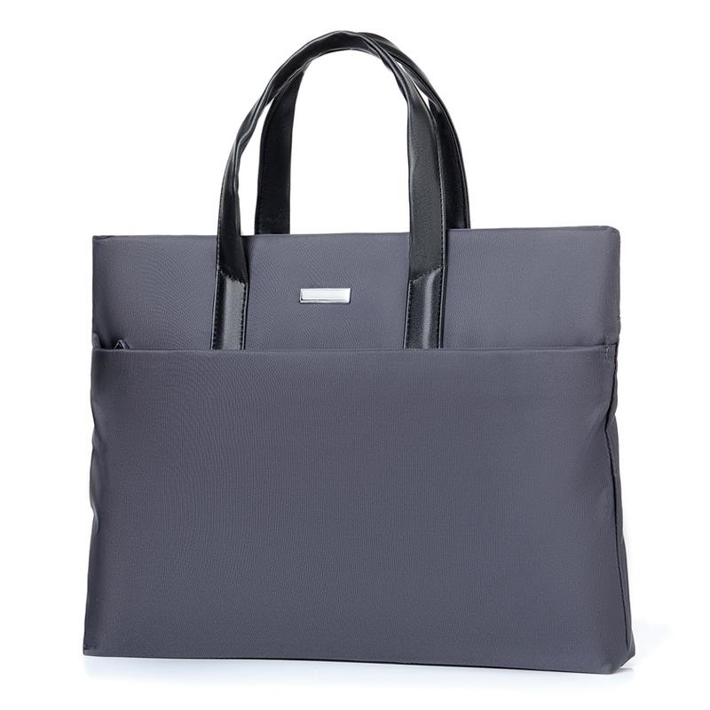 

Briefcase Men s Business Light Handbag Large Capacity Handheld Computer Bag Casual Shoulder Bag Crossbody Bag серый