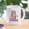 Tazza da Caffè Kids Diana And Roma Show Design Creativo Tazza in Ceramica Tazza per Acqua Latte Amici Ragazze Ragazzi Regalo per Bambini 11oz