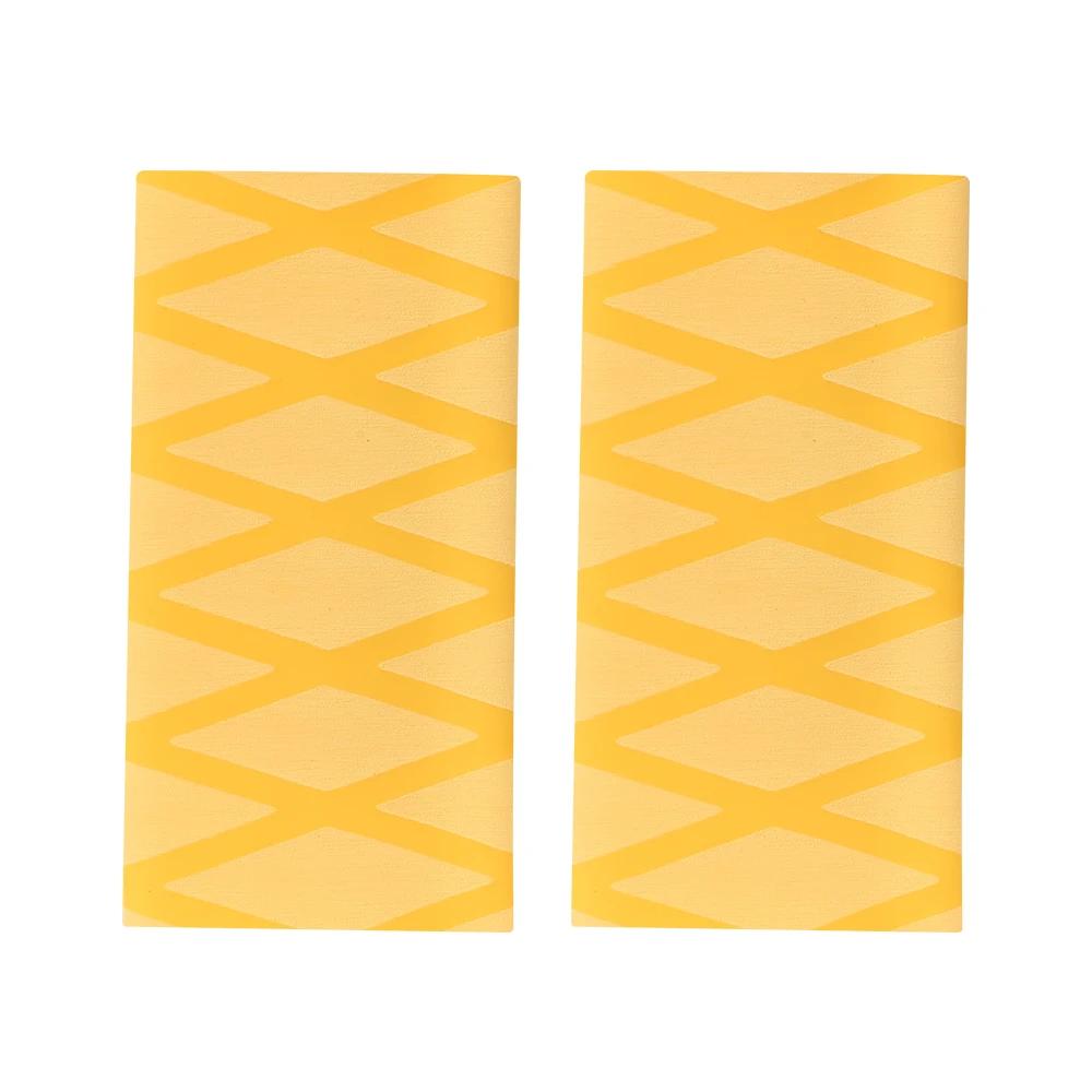 

2 шт. мотоциклетные нескользящие термоусадочные резиновые перчатки для руля универсальные мотокроссовые велосипедные аксессуары для мотоциклов 5 цветов жёлтый