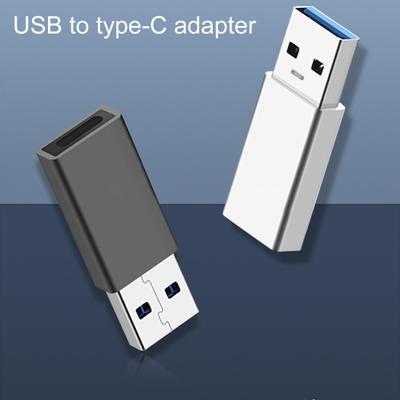 Adaptador OTG Tipo-C para USB 3.0 em Liga de Alumínio com Conversor de Carregamento Rápido PD para Laptop