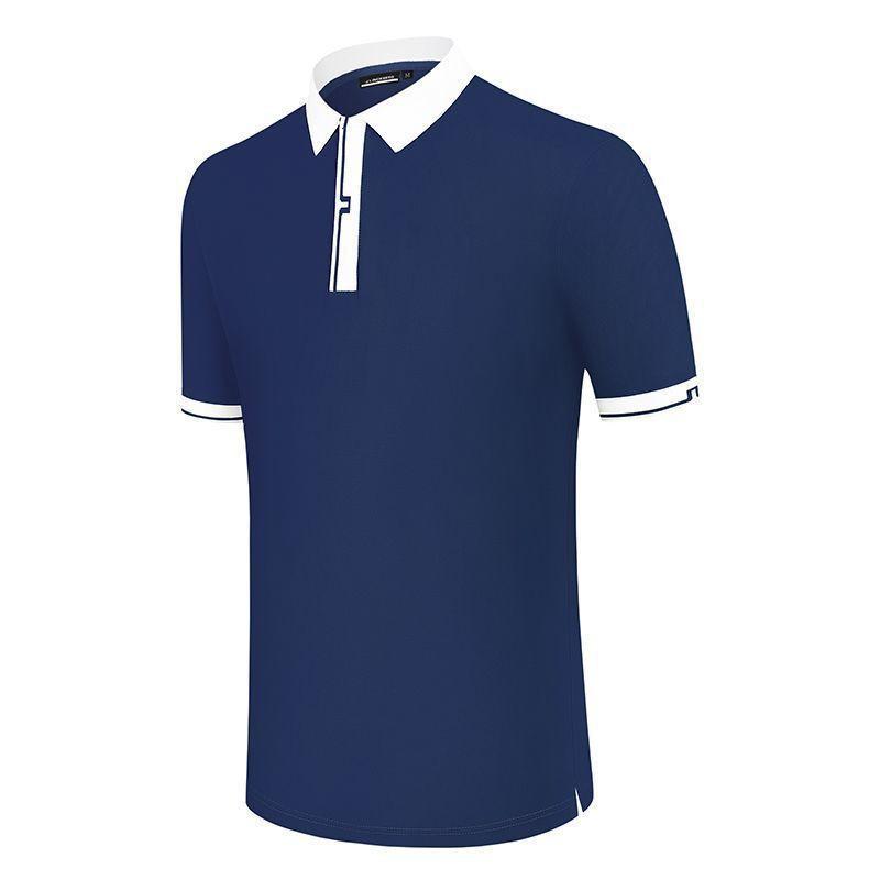 Mens Golf Polo Shirt Short Sleeve Quick Dry Stretch T-Shirt Bamboo Fiber Casual Sportswear