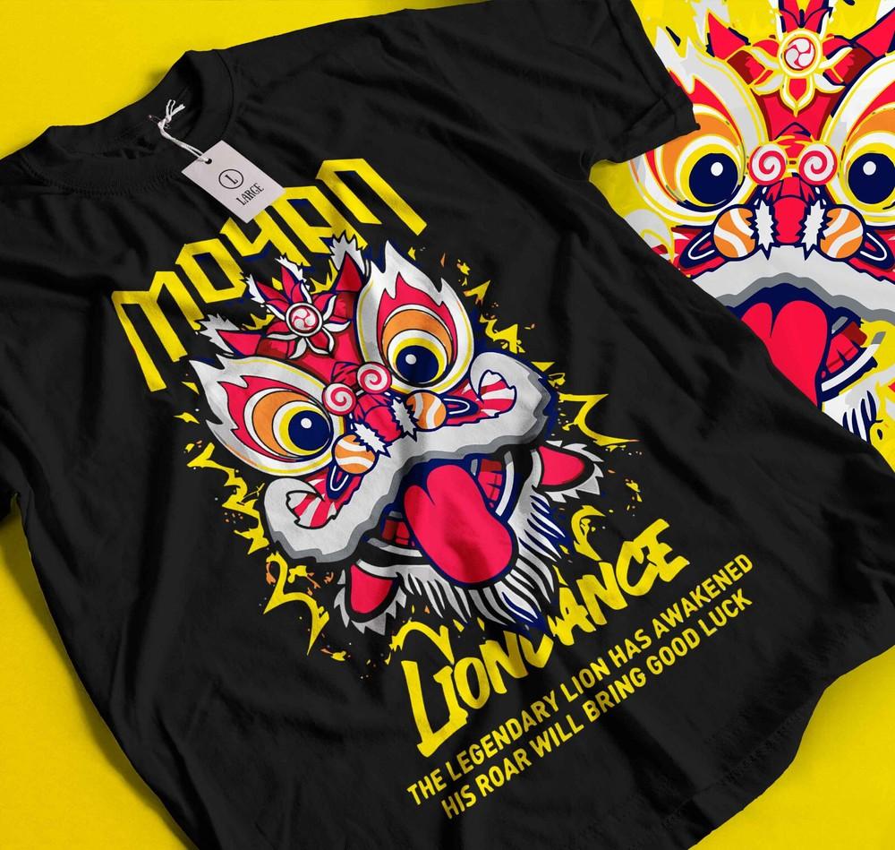 

Lion Dance Year Of The Snake Chinese New Year2025 Zodiac Unisex TShirt Opens 444 S