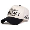 Dames Heritage Letterprint Borduurwerk Baseballpetten Lente Herfst Buiten Gebruik Verstelbare Casual Petten Zonbescherming Pet Sportpet Voor Mannen En