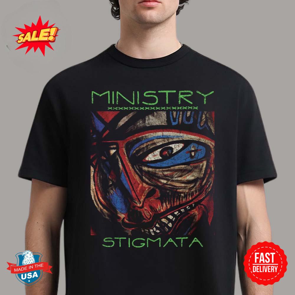 Ministry The Land Of Rape And Honey Album Stigmata Classic T-Shirt Unisex T-Shirt XXXL