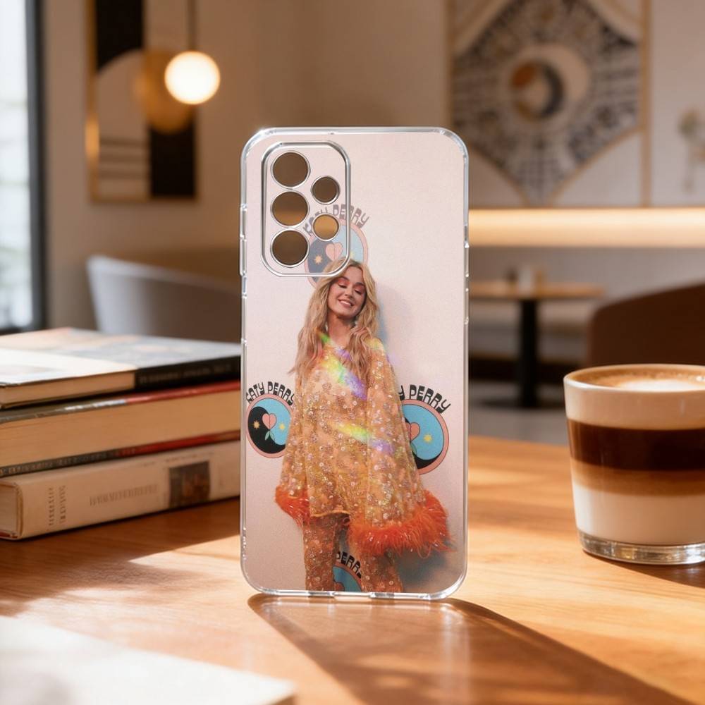 

K-Katy Perry Singer Phone Case For Samsung S25,S24,S21,S22,S23,S30,Ultra,S20,Plus,Fe Transparent Cover Samsung S225G