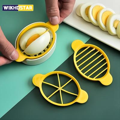 3 In1 Egg Slicer Cutter Egg Cooking Tools Multifunctional Egg Cutter Mold Cutter Artifact Gadgets Kitchen Manual Egg Slicer