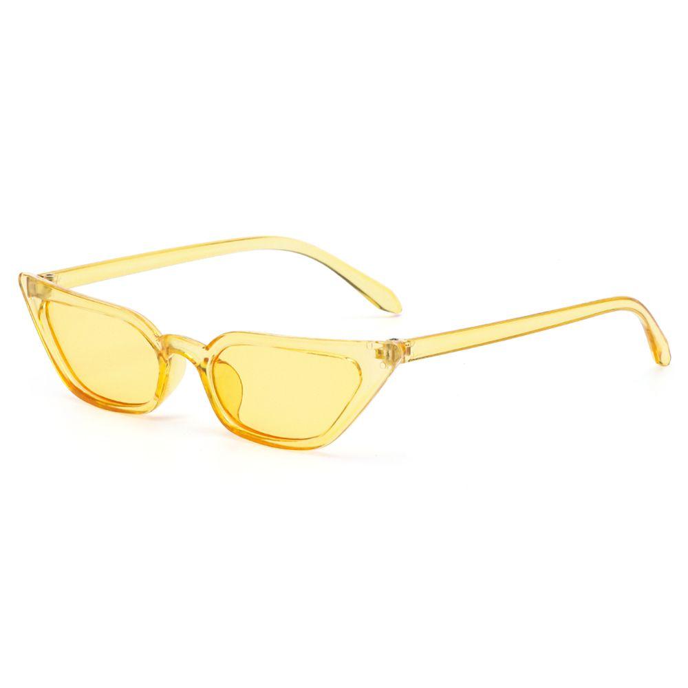 Trendige Cat-Eye-Sonnenbrille für Damen/Herren Retro Quadratische Sonnenbrille UV400 Schutz Brillen Sommer-Tönungen Modeaccessoires