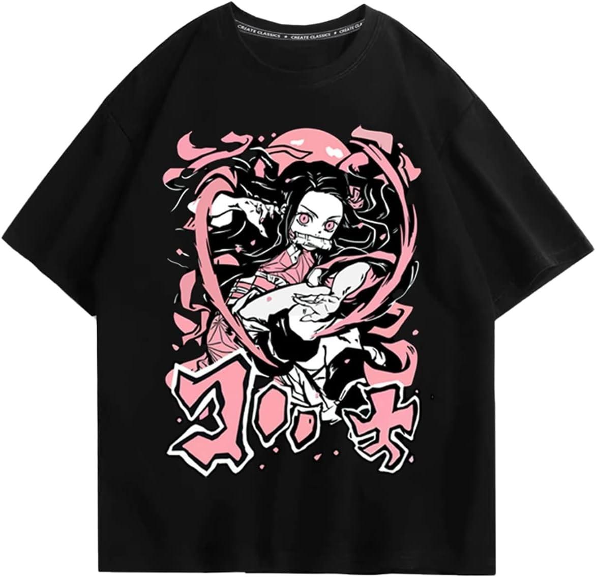 

Sybnwnwm Unisex Yellow Anime Cartoon T-Shirt Women s & Men s Shirt Demon Slayer Tee Shirt Casual Polyester Tops XXXXXL чорний