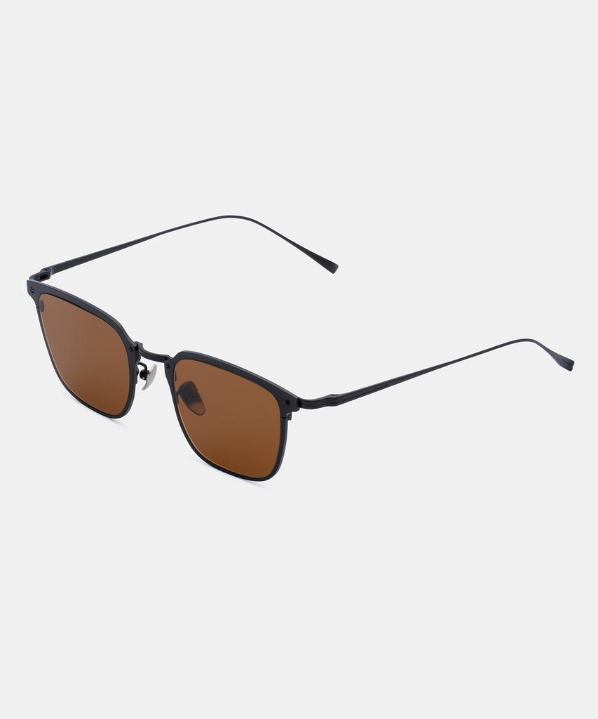 Maeteupeojeu Mp-10 Titanium Brown Sunglass Black