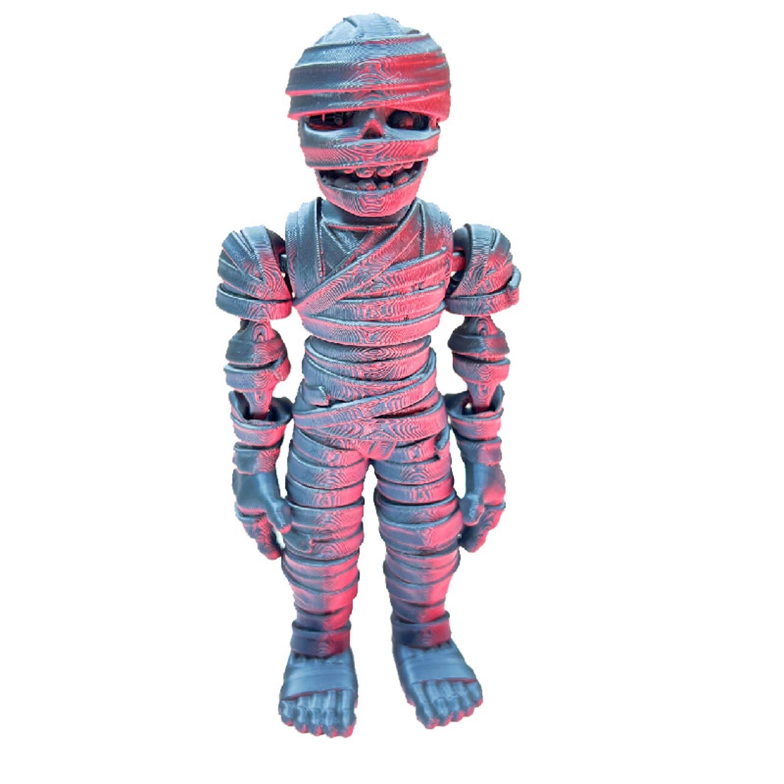 3D Printed Egyptian Pharaoh Decorative Ornaments Halloween Mummy Refrigerator Magnet